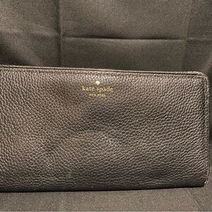Kate Spade Black Leather Wallet